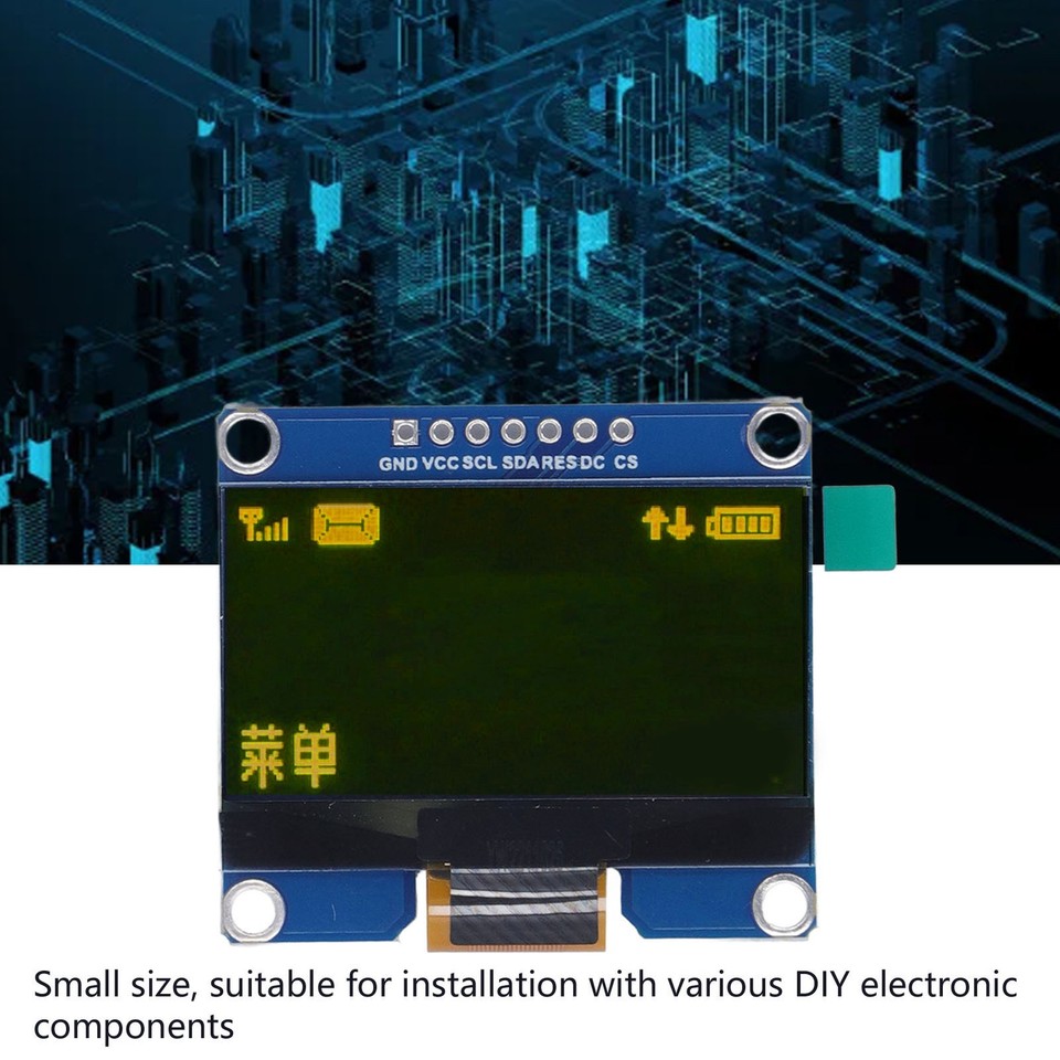 1.54 IPS OLED Display Module 128x64 SPI 7Pin SPD0301 Driver MRC129B ...