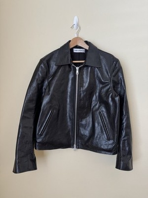 Our Legacy Leather Mini Jacket Black 48 | eBay