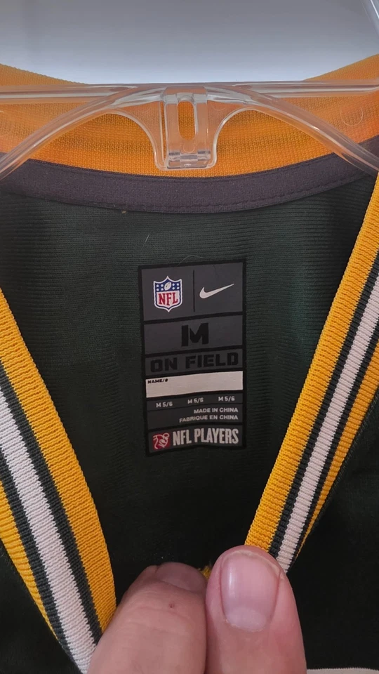 Camiseta deportiva oficial con licencia de la NFL Jordy Nelson juvenil mediana de los Green Bay Packers Foto 3 de 3