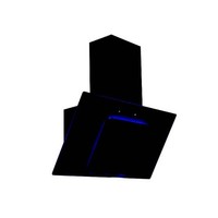 Cookology Essentials 70cm Angled Glass Cooker Hood Black Blue LED Touch