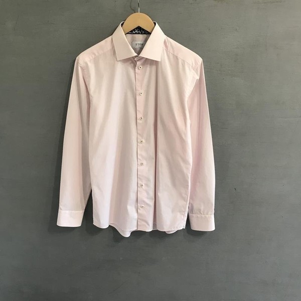 Men Eton Shirt Multicolor Cotton 38 / M / 46