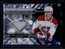 2022-23 Black Diamond Diamond Debut Relics DDJS Juraj Slafkovsky Rookie Jersey