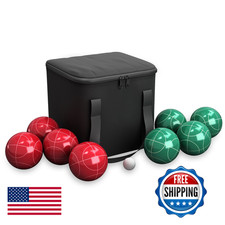 Hey Play Hey Play Bocce Ball Set - Lawn Game For Backyard Beach Or Wedding -