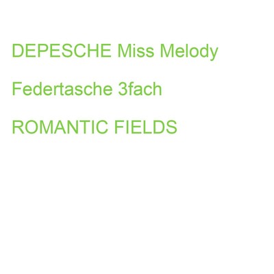 DEPESCHE Miss Melody Federtasche 3fach ROMANTIC FIELDS (4010070696238)