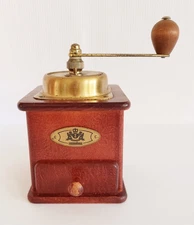 Vtg Original Zassenhaus Germany Closed Hopper Manual Hand Crank Coffee Grinder