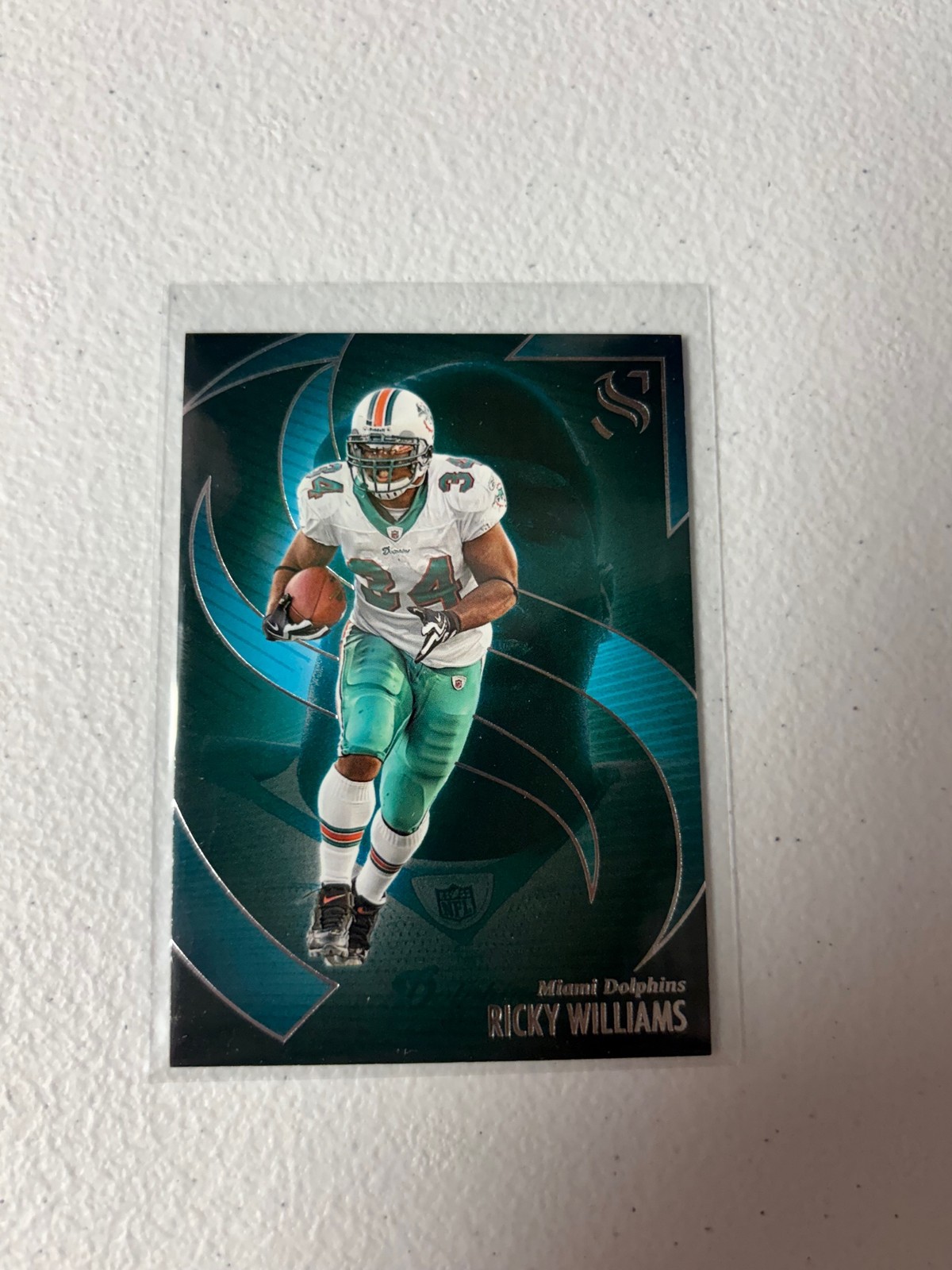 Ricky Williams 2025 Panini Silhouette #95 Miami Dolphins