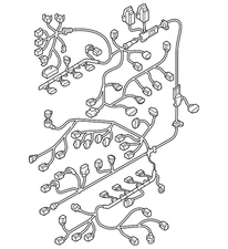 Genuine Audi Engine Harness 4H1-971-713-AE