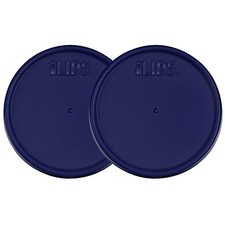 Mason Jar Storage Lid, Wide Mouth, Cobalt, 2 Pack, Airtight USA Made Pack of 2