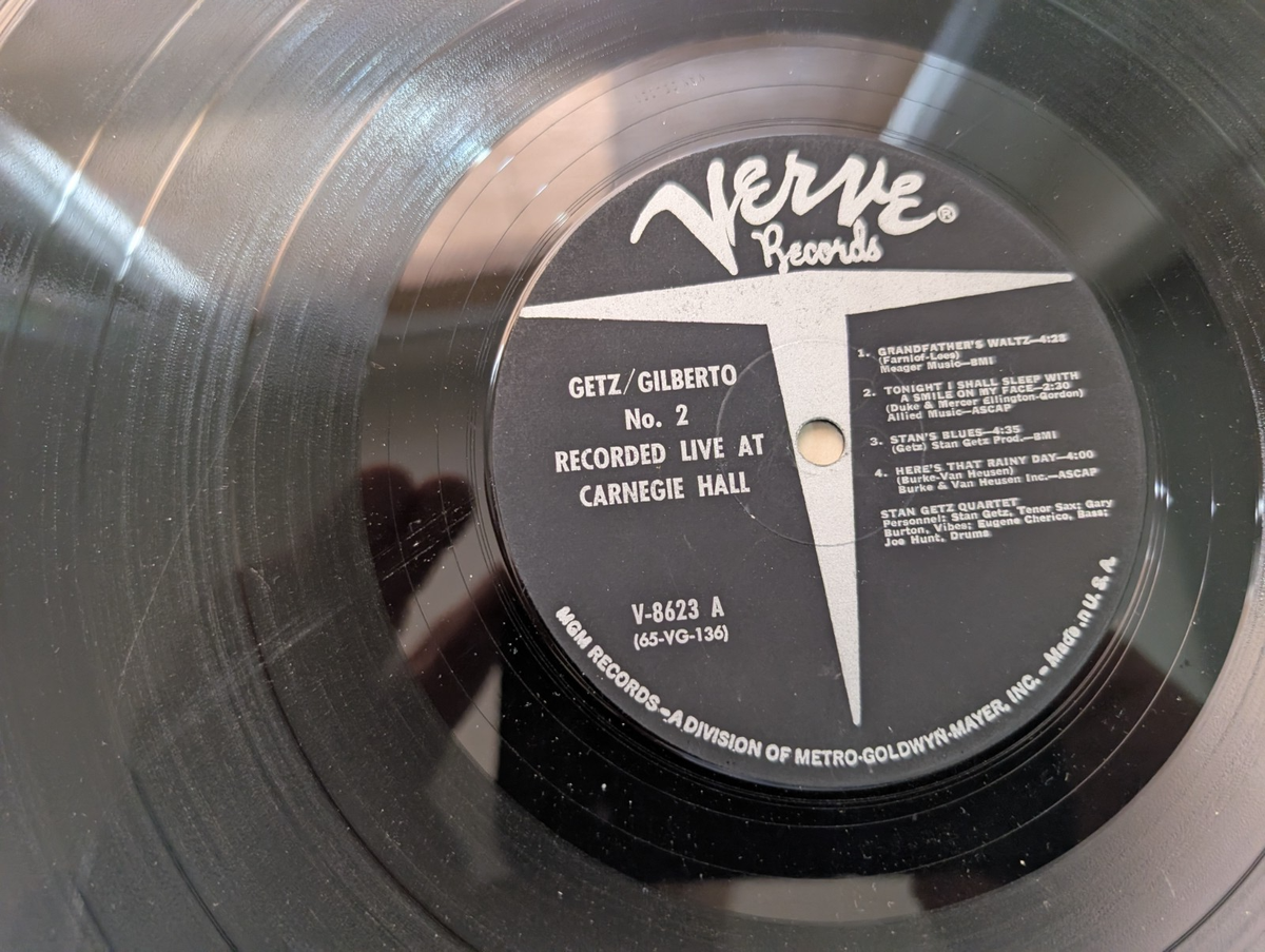 Stan Getz / Joao Gilberto - Getz/Gilberto #2 Vinyl LP Verve Label