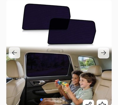 2-pack of XCBYT 2017-2022 CRV Window Shades, Static Cling Rear Window