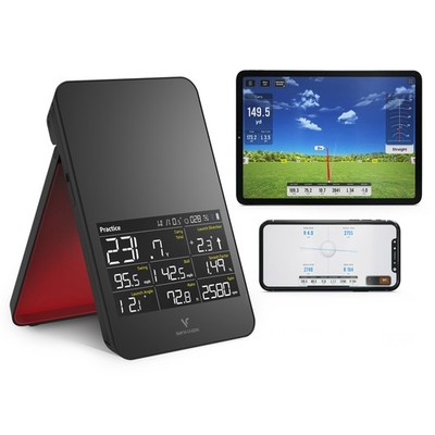SC4 PRO Golf Launch Monitor & 3D Driving Range Simulator for Indoor and