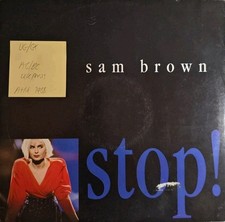 Sam Brown Stop Vinyl Record 12" VG/G+ Amy 440 1988