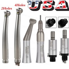 NSK Style Dental E-generator LED High Speed Slow Low Speed Handpiece 4/2Hole usa
