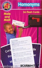 36ea Creative Edge HOMONYMS Educational Learning Flash Cards Ages 7 Grades 2 