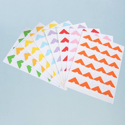  16 PCS Fotokartenaufkleber Eckaufkleber Aus Papier Zur Fotomontage