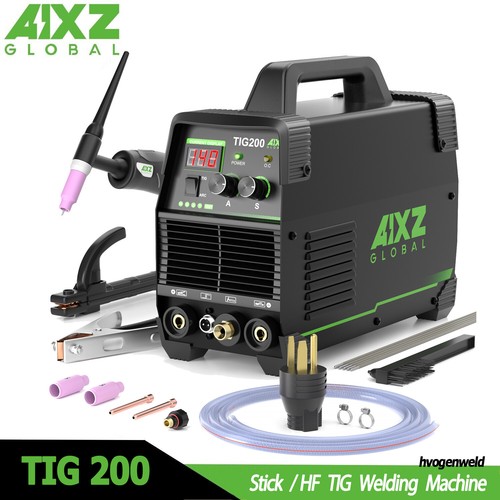 AIXZ Used 2in1 Stick HF TIG Welder with Post Gas Function 200Amp TIG Machine US