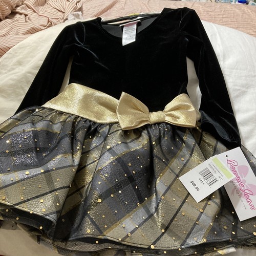 bonnie jean black dress