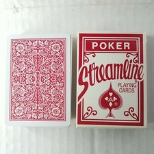 Poker Streamline Playing Cards Plastic Coated U.S. Playing Card Co. Made in USA