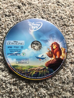 The Lion King (DVD, 2011) DISC ONLY NO TRACKING | eBay