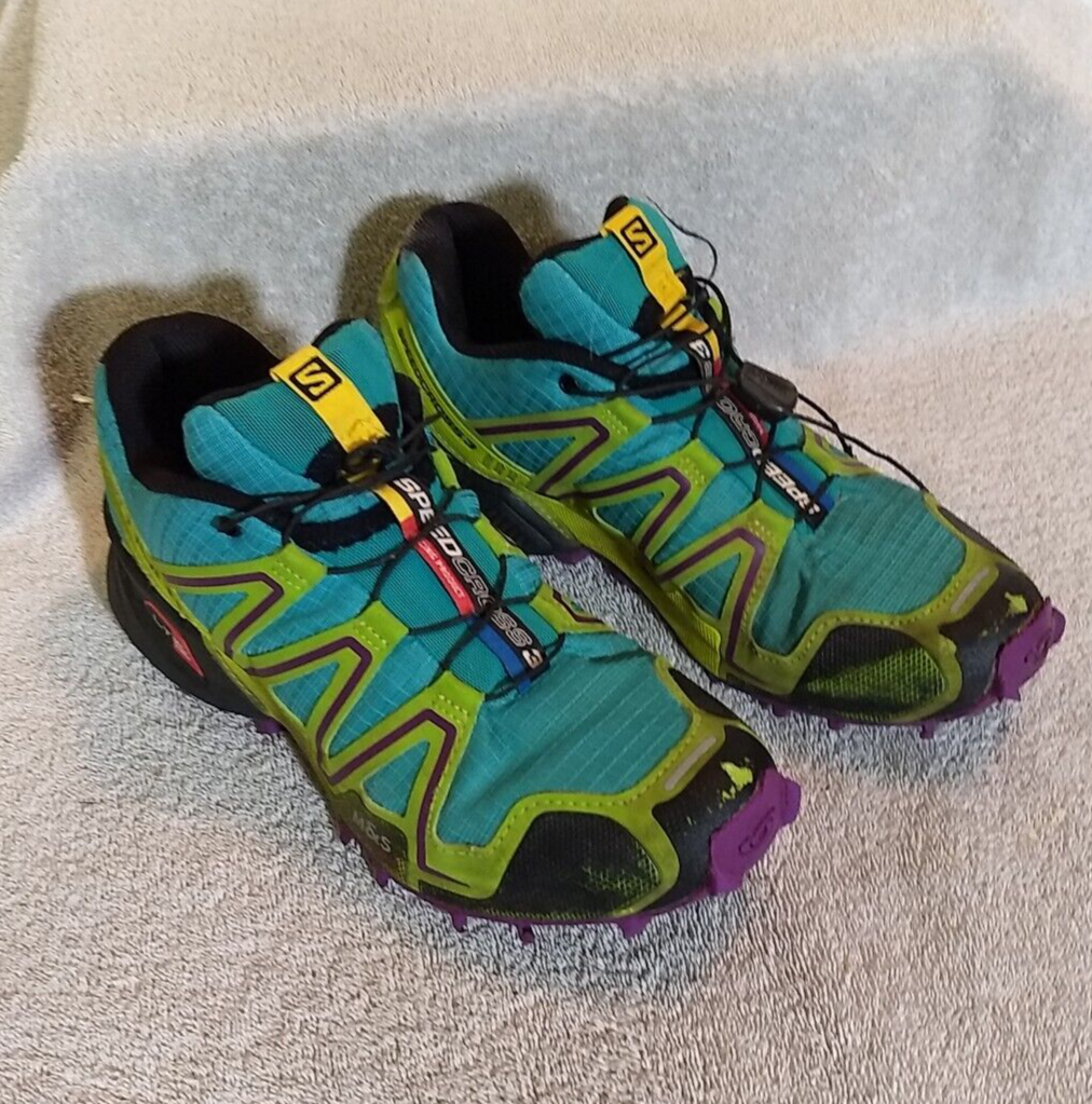 Scarpe da trail running Salomon da donna Speedcross 3 verdi taglia: 7 #JJ44+17