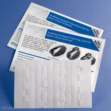 Epson CaptureOne Check Scanner Cleaning Card featuring Waffletechnology 15 Cards