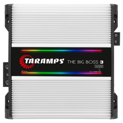Taramps THE BIG BOSS 3 BASS （0.5~2Ω）アンプ Taramps The Big Boss 3 Bass 0.5~2 OHMS 3000 Watts + TS 800X4 2