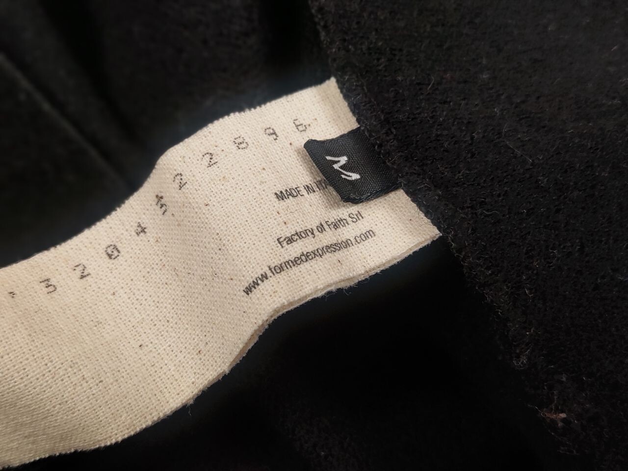 Forme D'expression 33204322896 Design Black Lana Wool Harem sarouel Pants