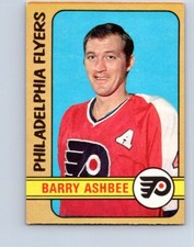 VINTAGE HOCKEY CARD 1972 O-PEE-CHEE PHILADELPHIA FLYERS BARRY ASHBEE NO30