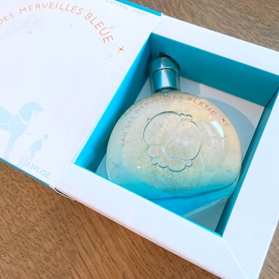 未開封。HERMES EAU DES MERVEILLES BLEUE 100 s-l400.jpg