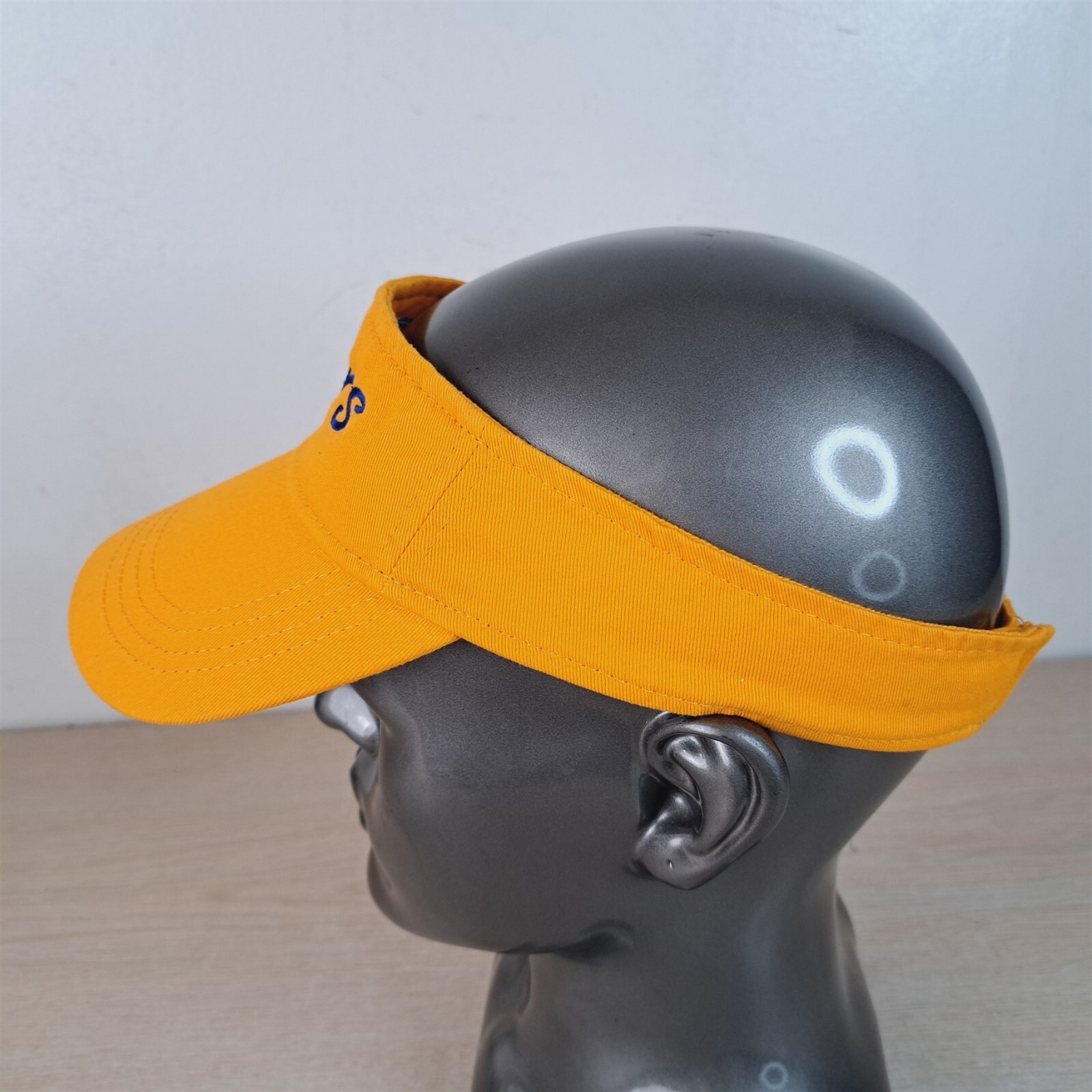 TIGERS ADJUSTABLE STRAPBACK SUN VISOR/CAP, YELLOW… - image 5
