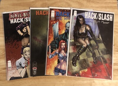Hack/Slash My First Maniac + #13 + Me Without You Vs Nailbiter Lot Of 4 Comics