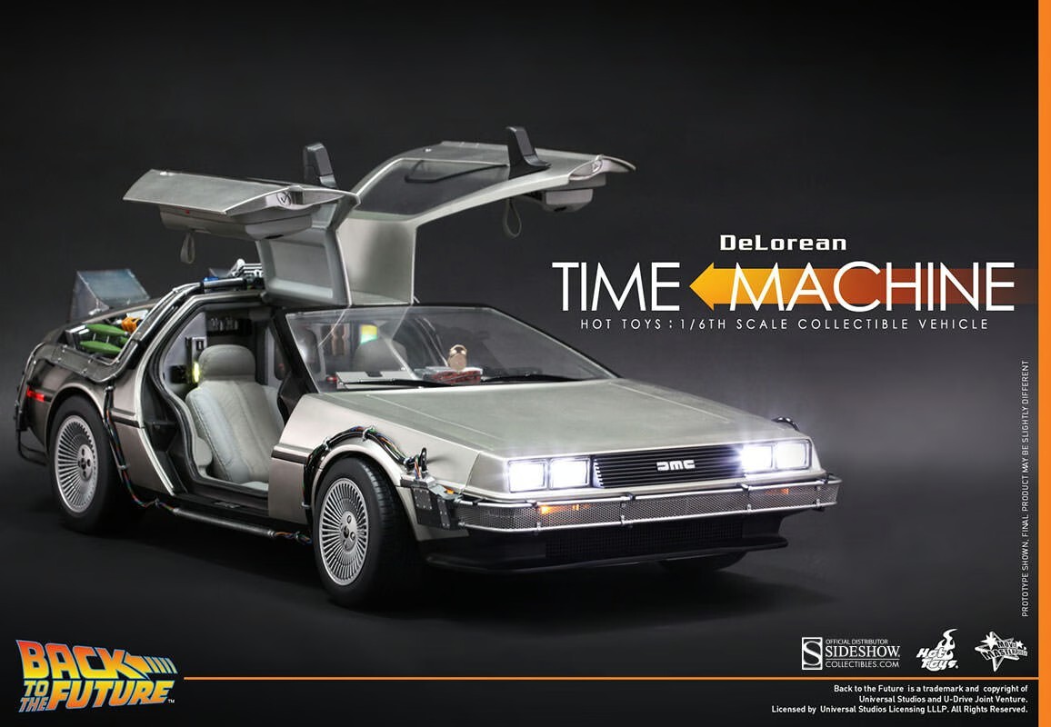 Delorean 6th Scale Figure Hot Toys MMS260 Sideshow Collectibles