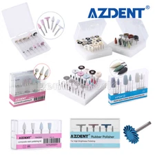 Dental Polishing Kit Rubber Polisher Burs Stone Wheel for Low Speed Handpiece