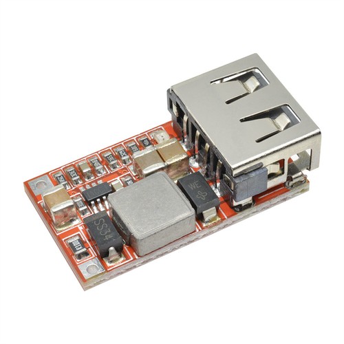 Fine 6-24V 12V/24V to 5V 3A CAR USB Charger Module DC Buck step down Converter - Picture 2 of 7