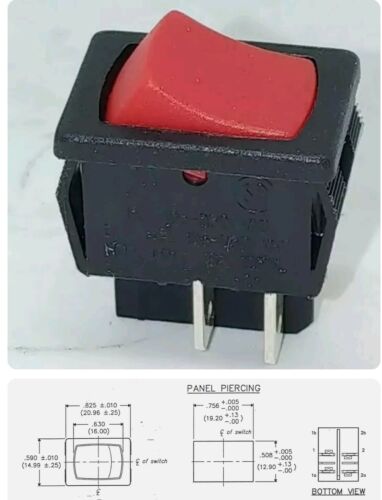 NEW Genuine SHOP VAC 8231810, SV-8231810, QL30C SHOPVAC Vacuum ON/OFF switch  - Picture 1 of 12