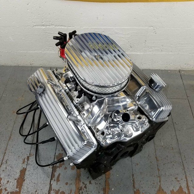 SB Chevy 12 Full Fin Air Cleaner Valve Covers Engine Dress Up Kit Breathers 350 eBay