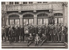 1969 Participants International Socialist Congress. Lenin OLD German Postcard