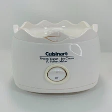 Cuisinart Ice Cream Frozen Yogurt and Sorbet Maker Model ICE-20 Base Only Works!