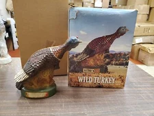 Vtg #7 Empty Austin Nichols Wild Turkey Ceramic Liquor Decanter Orig Box 1970'S