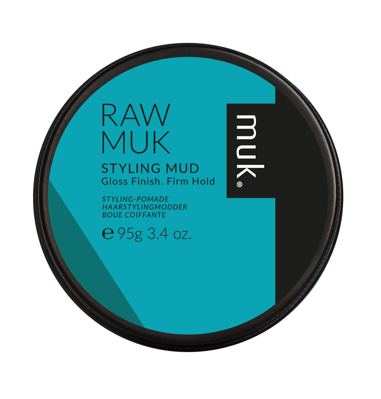 Raw Muk Hair Wax Styling Mud 95g - Firm Hold with a Shine!