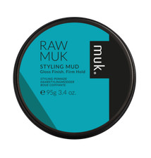 Raw Muk Hair Wax Styling Mud 95g - Firm Hold with a Shine! 