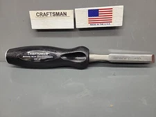 Craftsman Wood Chisel 1/2" 36851 NOS USA Steel Strike Cap USA