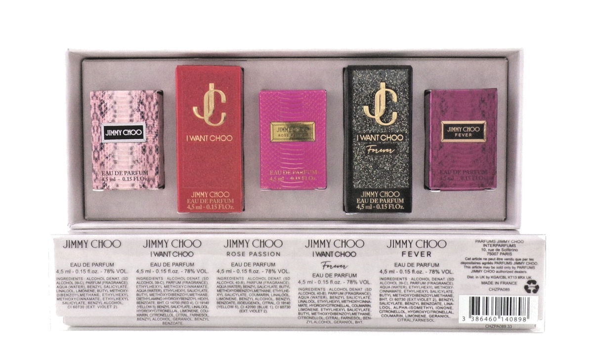 JIMMY CHOO Eau de Toilette 5個セット 40ml JIMMY CHOO ジミーチュウ EDT 40ml