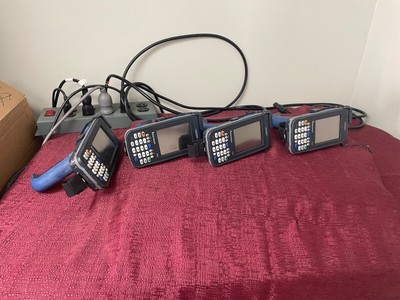 lot of 4 Intermec CN3 Mobile Computer. 1D/2D CN3 WiFi Barcode Scanner Handle