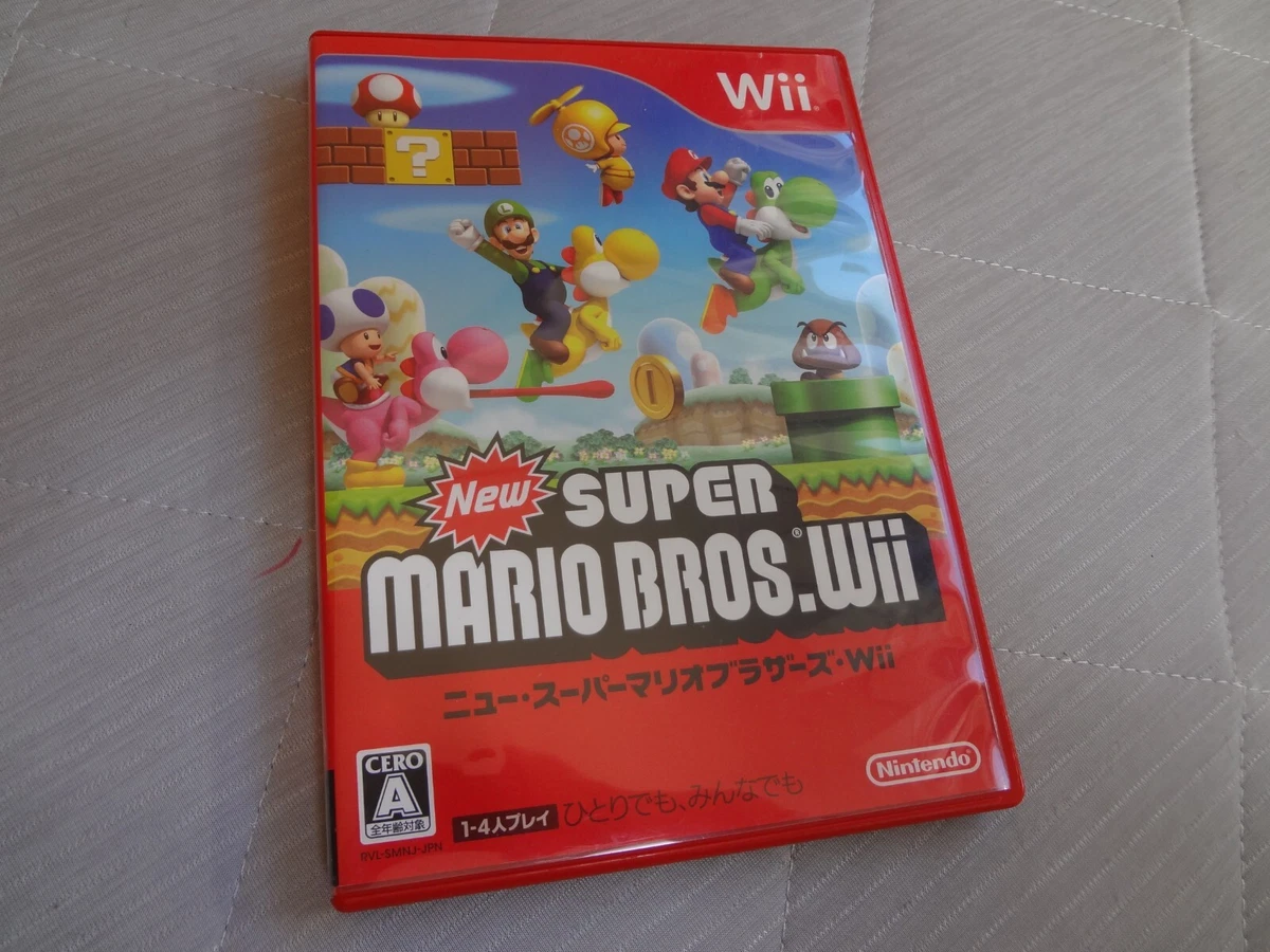 Super mario bros on sale wii ebay