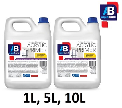 1 - 5 - 10 Liter Bodenwand ACRYL PRIMER flexibles Klebemittel Unterwolle