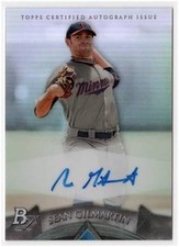 Sean Gilmartin 2014 Bowman Platinum Rookie AUTOGRAPH Auto Refractor RC Twins