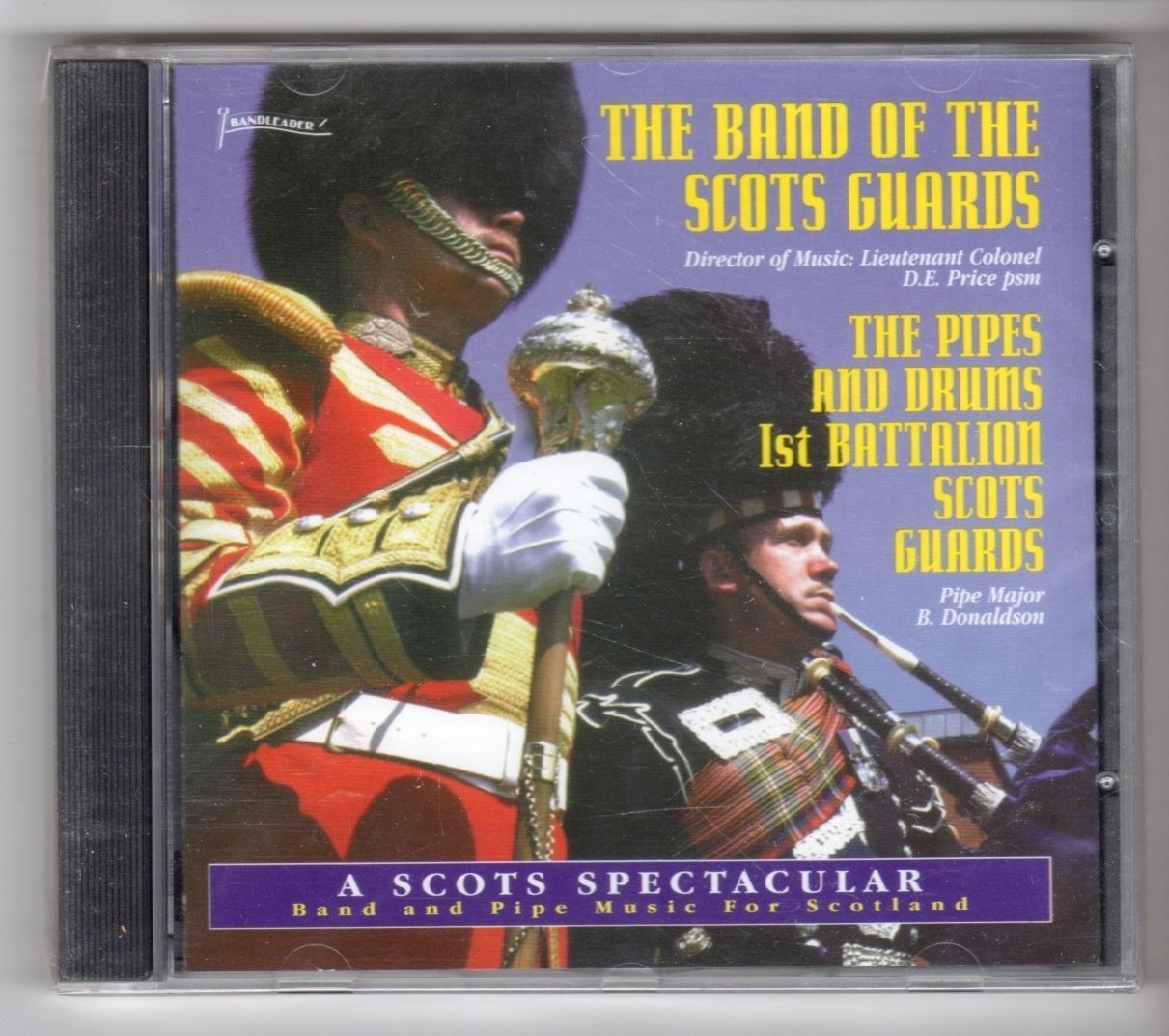 (GZ257) Various Artists, Band And Pipe Music For Scotland - 1997 sealed CD