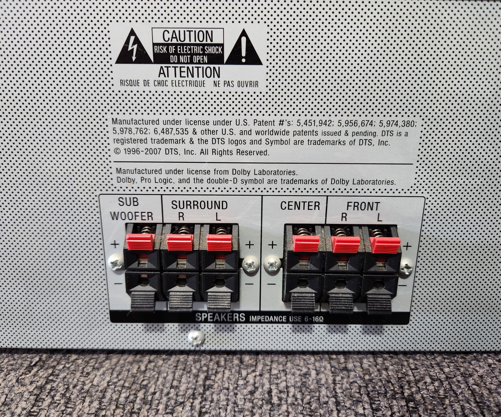 Sony STRKG700 Digital Audio Control Center Digital Cinema Sound