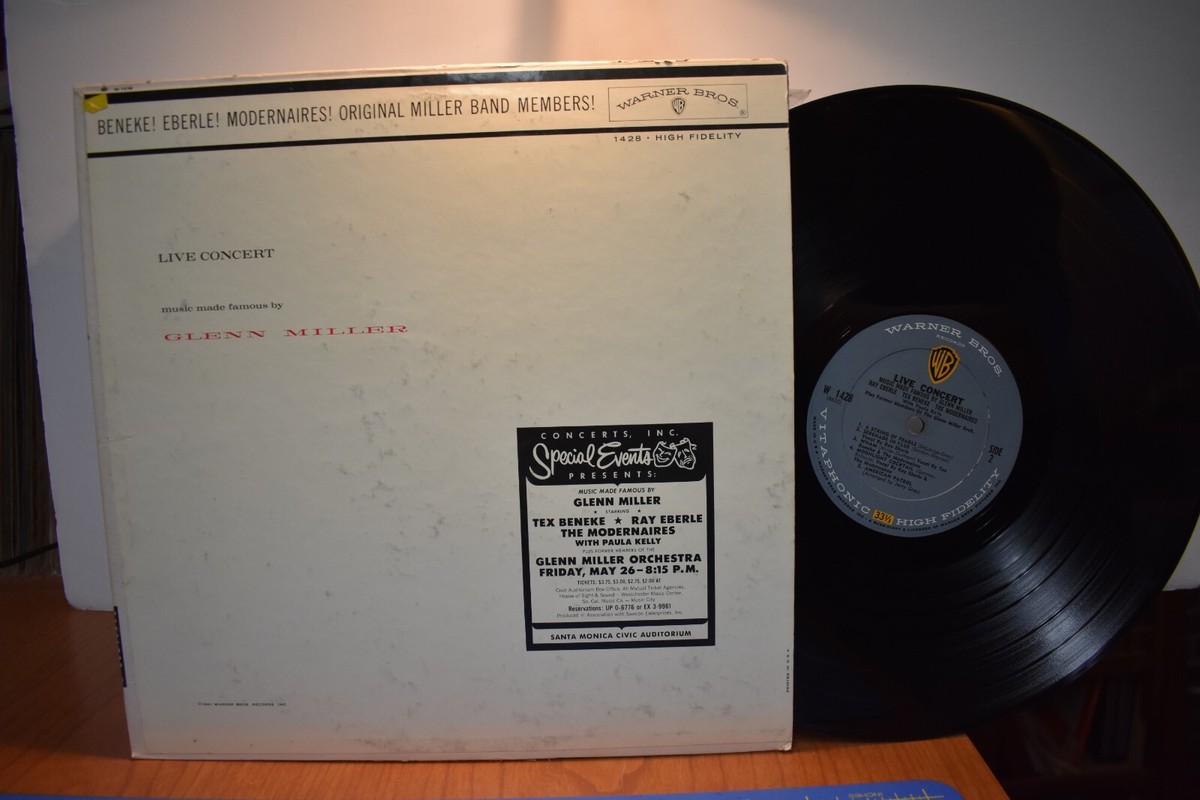 Beneke Eberle Modernaires Music Made Famous by Glenn Miller LP Warner Bros. 1428 | eBay Beneke Eberle Modernaires Music Made Famous by Glenn Miller LP Warner Bros. 1428 | eBay